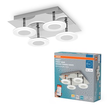 Osram - LED dimējams vannas istabas griestu gaismeklis SMART+ WAVE LED/24W/230V 3000-6500K IP44 Wi-Fi