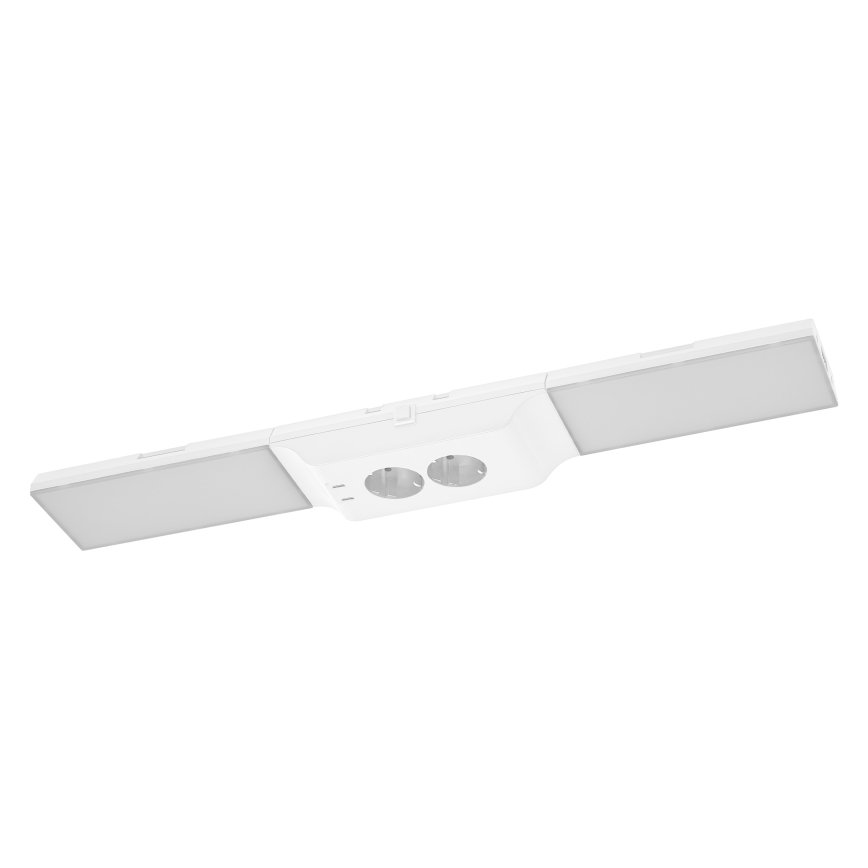 Osram - LED aptumšojams zem skapja gaismeklis ar kontaktligzdām UNDERCABINET LED/10W/230V 3000K 54,8 cm balts