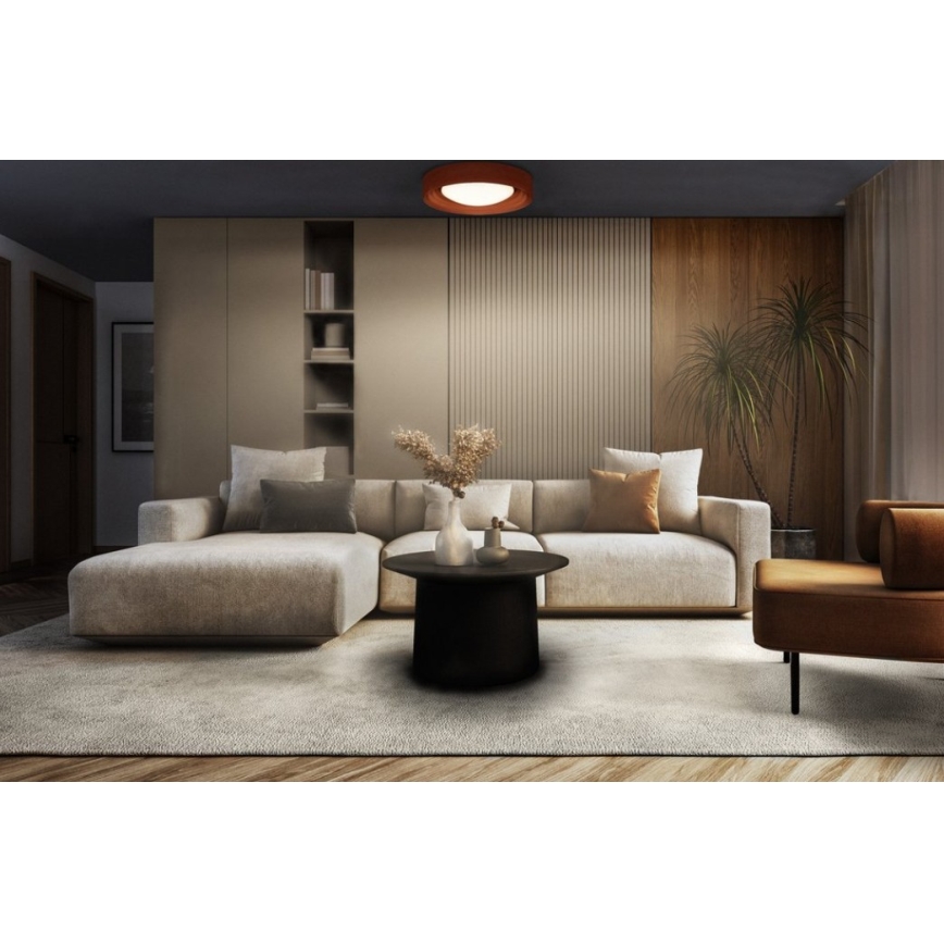 Osram - LED aptumšojams griestu gaismeklis ORBIS CONCRETE LED/24,5W/230V Ø 50 cm brūns/betons