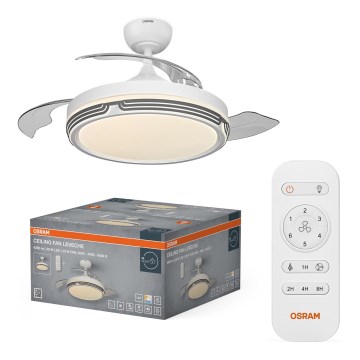 Osram - LED dimmējama griestu lampa ar ventilatoru LEVECHE LED/36W/230V 3000/4000/6500K + tālvadības pults