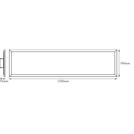 Osram - LED dimmējams griestu gaismeklis SMART+ PLANON LED/36W/230V 120x30 cm 3000-6500K Wi-Fi