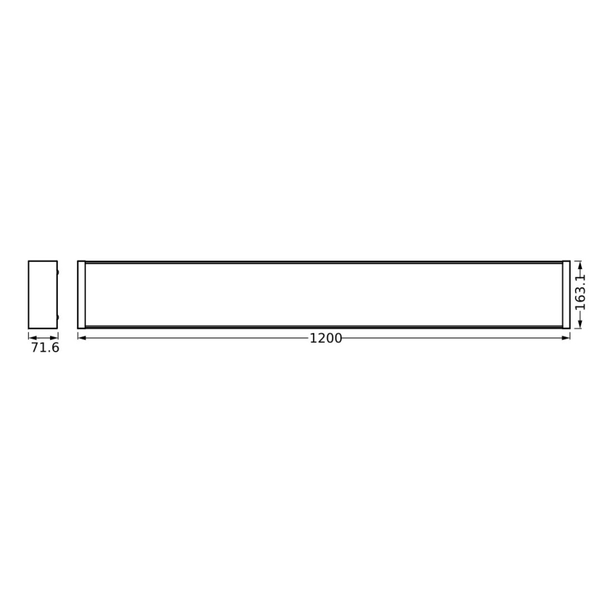Osram - LED regulējams griestu gaismeklis OFFICE LINE LED/40W/230V 120 cm + tālvadība