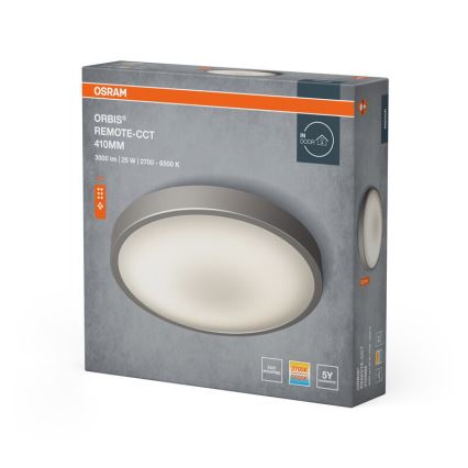 Osram - LED aptumšojama griestu lampa ORBIS LED/25W/230V 2700-6500 Ø 41 cm + tālvadības pults