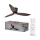Osram - LED dimmējams griestu ventilators FOHN LED/18W/230V 3000/4000/6500K + tālvadības pults