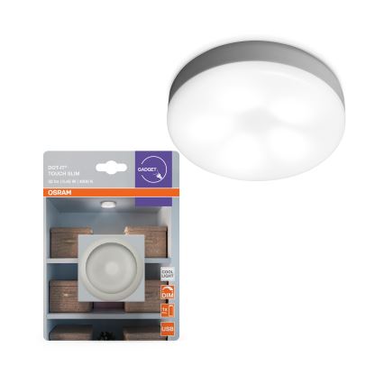 Osram - regulējams LED orientācijas gaismeklis DOT-IT LED/0,45W/5V 500 mAh balts