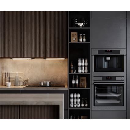 Osram - LED dimmējams zem skapja gaismeklis LINEAR TURN LED/6W/230V 3000/4000/6500K 35 cm melns