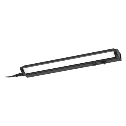 Osram - LED dimmējams zem skapja gaismeklis LINEAR TURN LED/6W/230V 3000/4000/6500K 35 cm melns