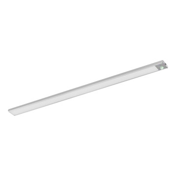 Osram - LED gaismeklis zem skapja ar kustības un krēslas sensoru LINEAR LED/4W/3,7V 1500 mAh 3000/4000/6500K 60 cm pelēks