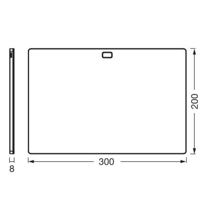 Osram - aptumšojams LED gaismeklis zem skapja ar kustības sensoru UNDERCABINET LED/7,5W/230V 3000/4000/6500K 20x30 cm balts