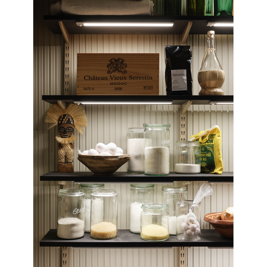 Osram - LED zem skapja gaismeklis ar kustības un krēslas sensoru LINEAR LED/3,2W/3,7V 500 mAh 3000/4000/6500K 40 cm pelēks