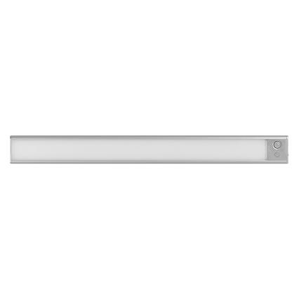 Osram - LED zem skapja gaismeklis ar kustības un krēslas sensoru LINEAR LED/3,2W/3,7V 500 mAh 3000/4000/6500K 40 cm pelēks
