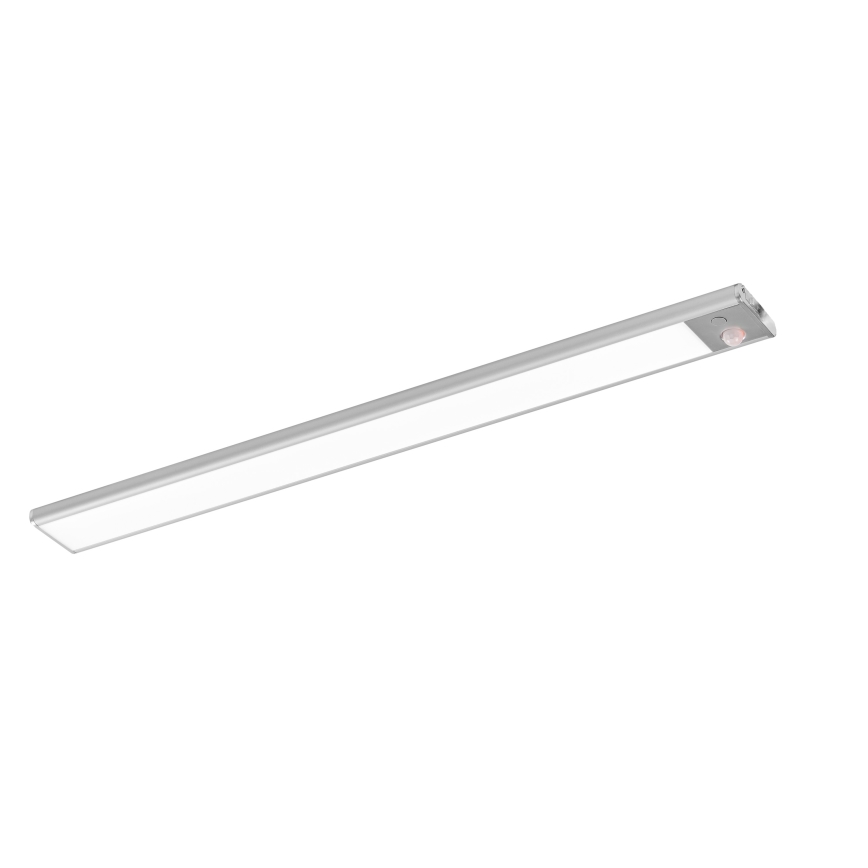 Osram - LED zem skapja gaismeklis ar kustības un krēslas sensoru LINEAR LED/3,2W/3,7V 500 mAh 3000/4000/6500K 40 cm pelēks