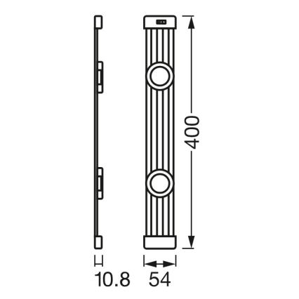 Osram - LED dimējams zem skapja gaismeklis ar kustības sensoru LINEAR MAGNET LED/7W/230V 4000K 40 cm balts