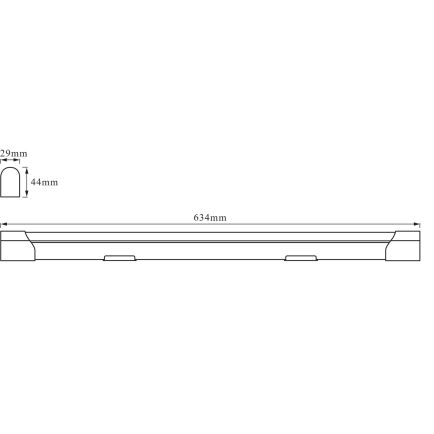 Osram - LED gaismeklis zem virtuves skapja BATTEN LED/10W/230V 60 cm