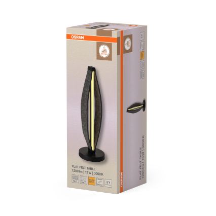 Osram - LED galda lampa DECOR FLAT LED/13W/230V pelēka