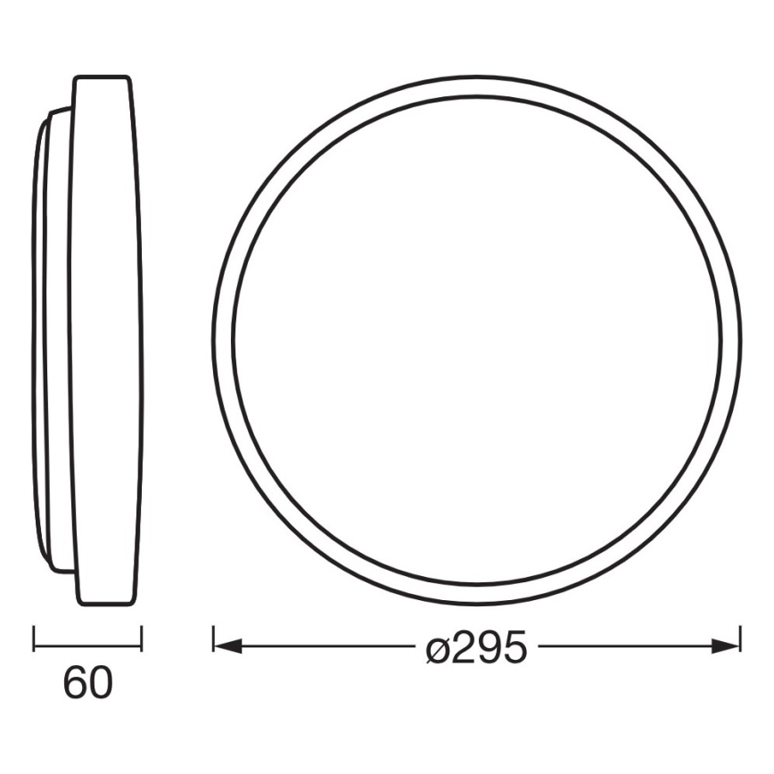 Osram - LED dimmējams griestu gaismeklis ORBIS ALISON LED/16W/230V Ø 29,5 cm bēšs