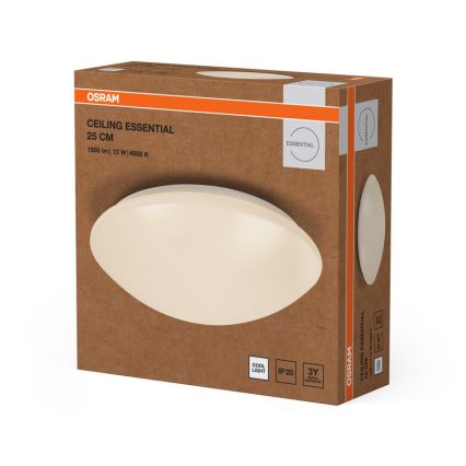 Osram - LED griestu gaismeklis ESSENTIAL LED/13W/230V 4000K Ø 25 cm
