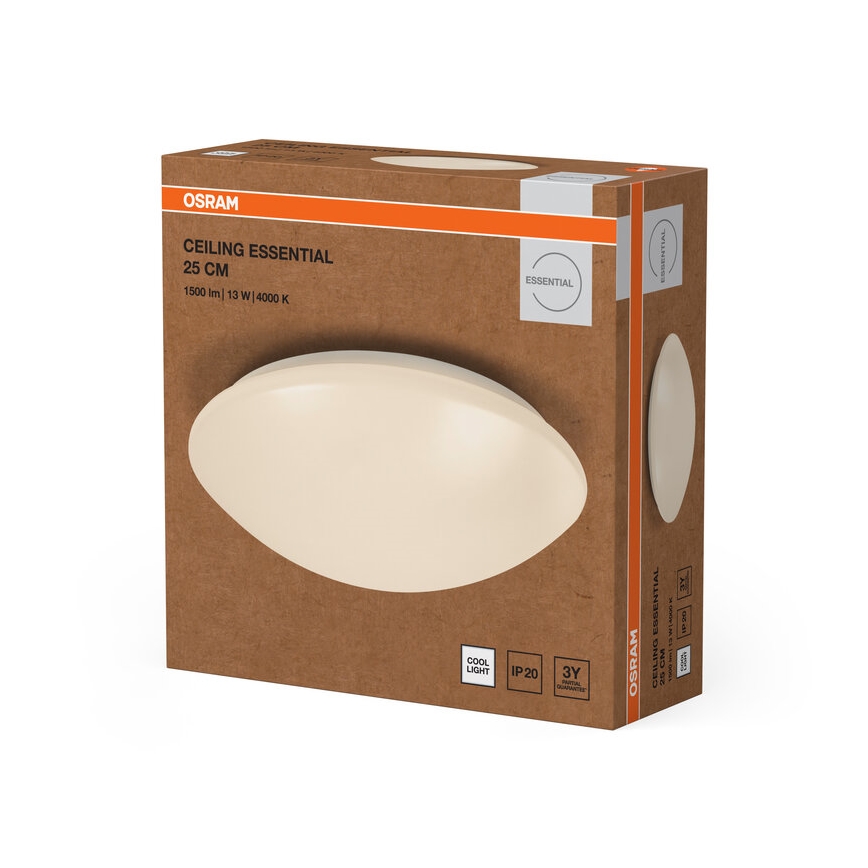 Osram - LED griestu gaismeklis ESSENTIAL LED/13W/230V 4000K Ø 25 cm