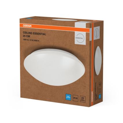 Osram - LED griestu gaismeklis ESSENTIAL LED/13W/230V 6500K Ø 25 cm