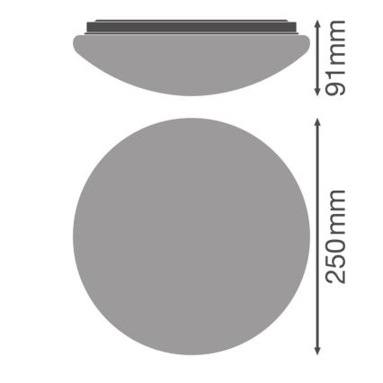 Osram - LED griestu gaismeklis ESSENTIAL LED/13W/230V 6500K Ø 25 cm