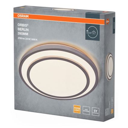 Osram - LED griestu gaismeklis ORBIS BERLIN LED/24W/230V Ø 39 cm