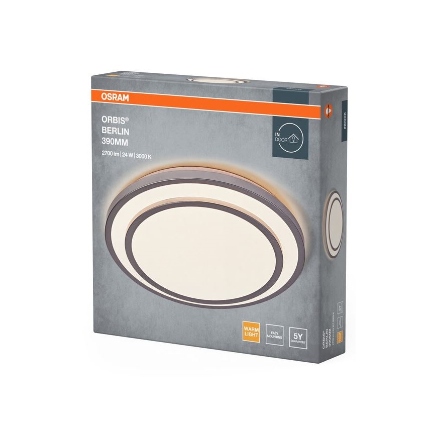 Osram - LED griestu gaismeklis ORBIS BERLIN LED/24W/230V Ø 39 cm