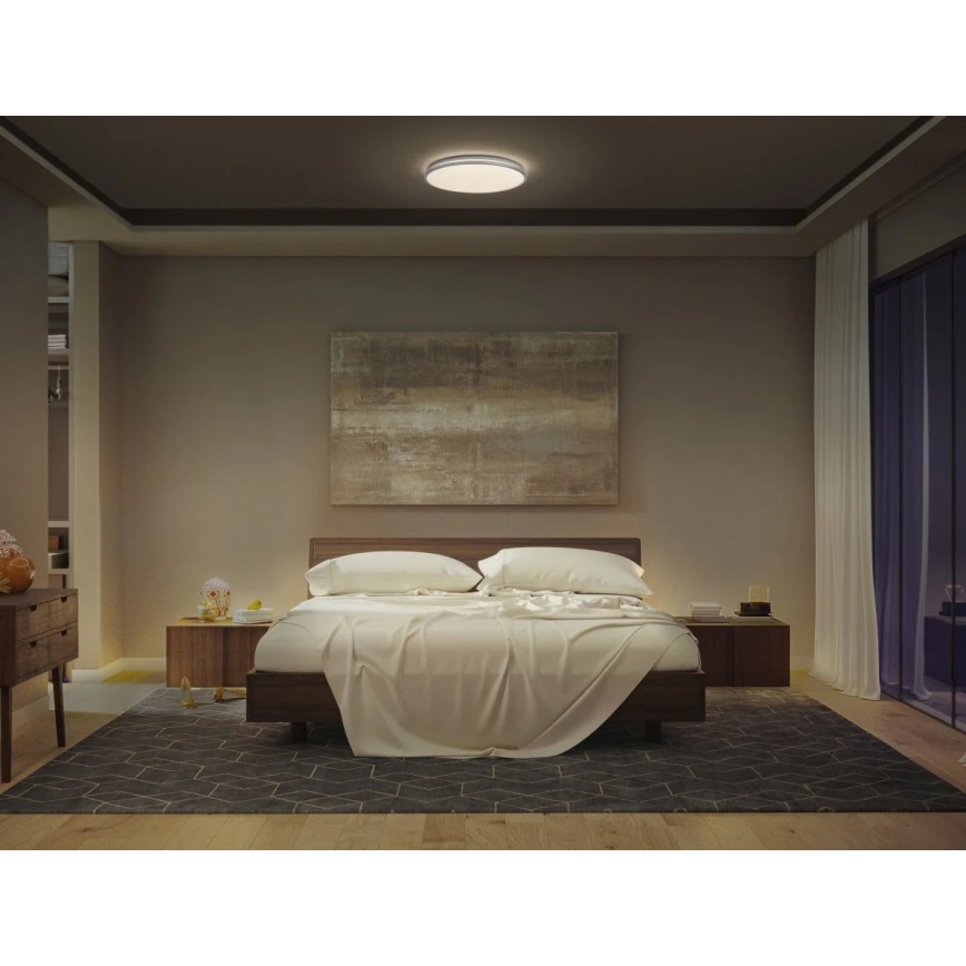 Osram - LED griestu gaismeklis ORBIS DUBLIN LED/24W/230V, diam. 39 cm, sudraba