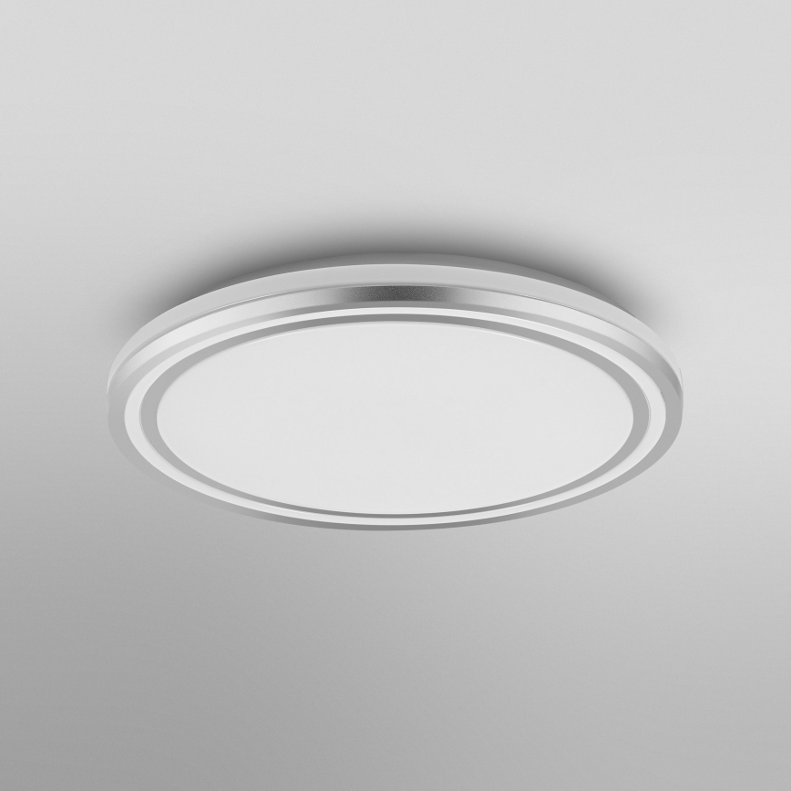 Osram - LED griestu gaismeklis ORBIS HELMAN LED/24W/230V Ø 39 cm sudraba krāsā