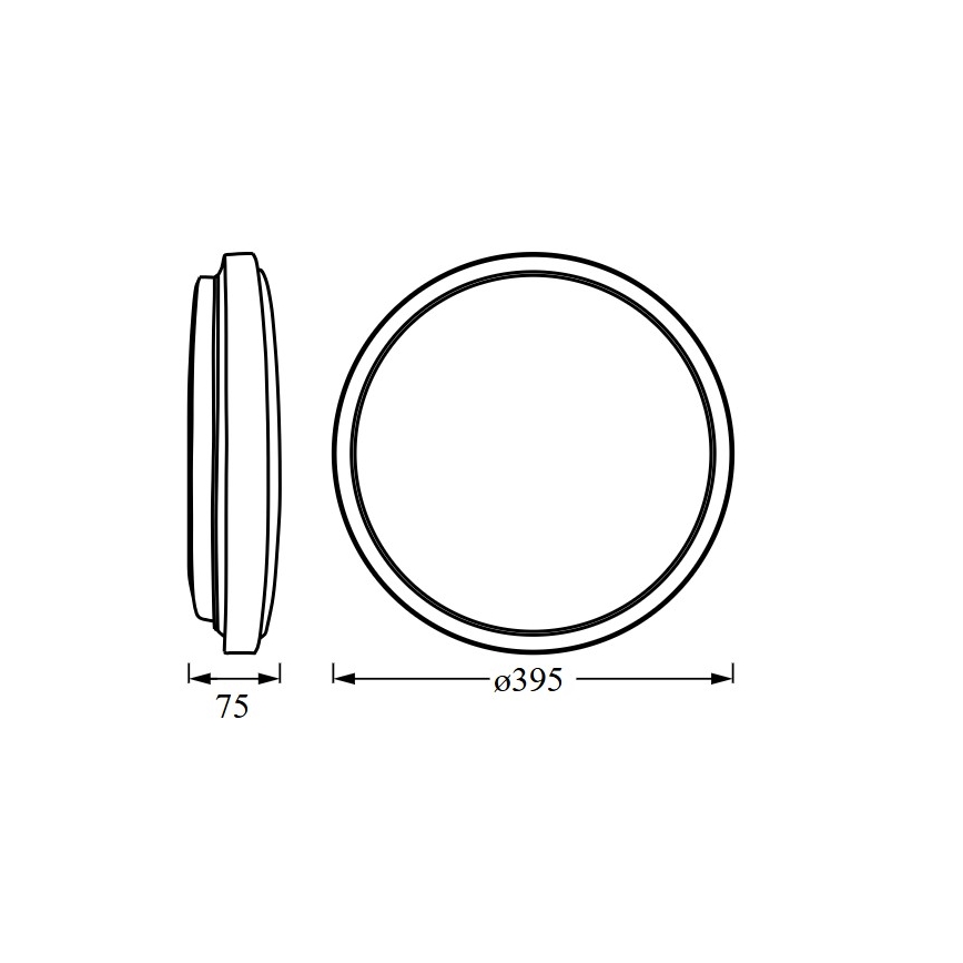 Osram - LED griestu gaismeklis ORBIS LONDON LED/24W/230V Ø 39,5 cm balts