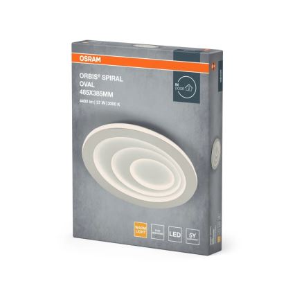Osram - LED griestu gaismeklis ORBIS SPIRAL LED/37W/230V balts