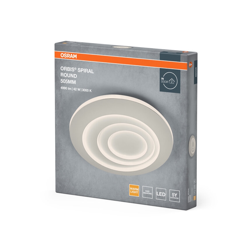 Osram - LED griestu gaismeklis ORBIS SPIRAL LED/42W/230V Ø 50,5 cm