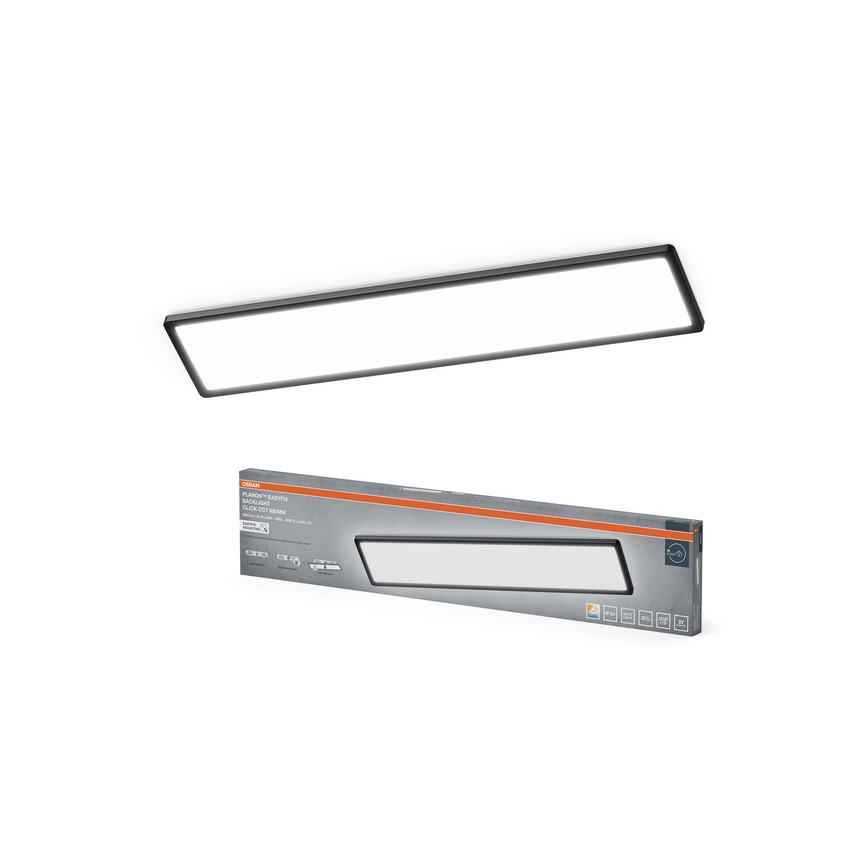 Osram - LED griestu gaismeklis PLANON EASYFIX LED/30W/230V 2800/4000/6000K IP54 melns