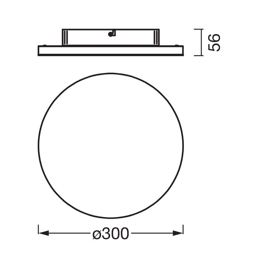 Osram - LED griestu gaismeklis PLANON LED/20W/230V 3000K Ø 30 cm balts