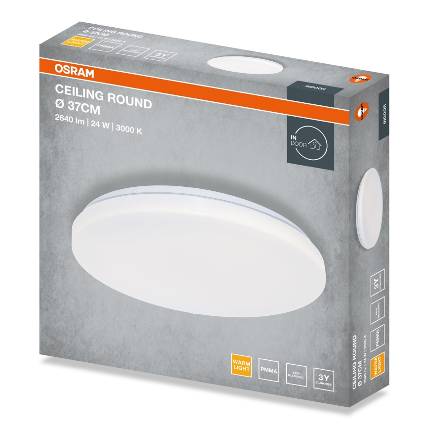 Osram - LED griestu gaismeklis ROUND LED/24W/230V Ø 37 cm