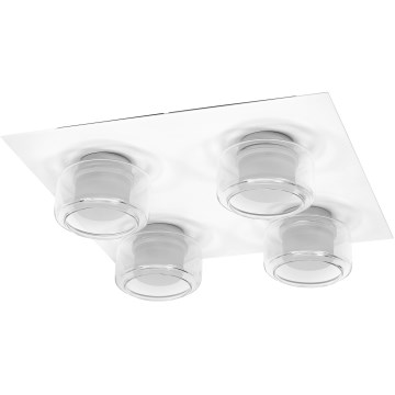 Osram - LED griestu gaismeklis vannas istabai ORBIS FLAME 4xLED/5,5W/230V 3000/4000K IP44 balts