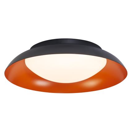 Osram - LED Aptumšojams griestu lukturis ORBIS PLATE LED/19W/230V Ø 31 cm oranžs/melns