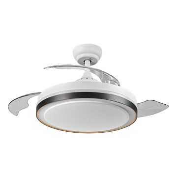 Osram - LED griestu lampa ar ventilatoru CEILING FAN LED/66W/230V 3000/4000/6500K balta + ar tālvadības pulti