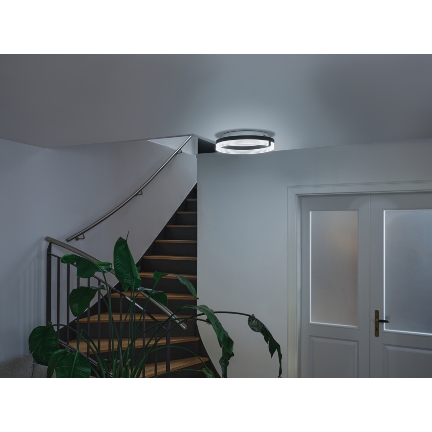 Osram - LED griestu lampa DECOR CIRCLE LED/25W/230V 3000/4000/6500K pr. 40 cm melna/balta