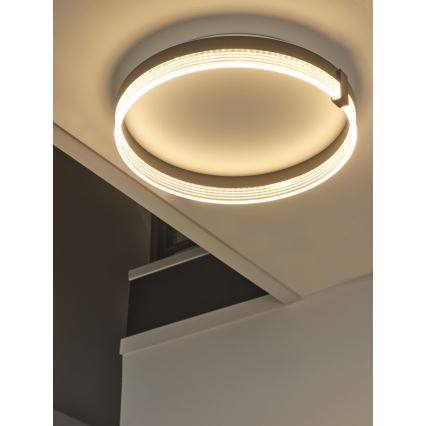 Osram - LED griestu lampa DECOR CIRCLE LED/25W/230V 3000/4000/6500K pr. 40 cm melna/balta