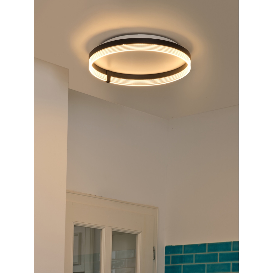 Osram - LED griestu lampa DECOR CIRCLE LED/32W/230V 3000/4000/6500K Ø 50 cm melna/balta