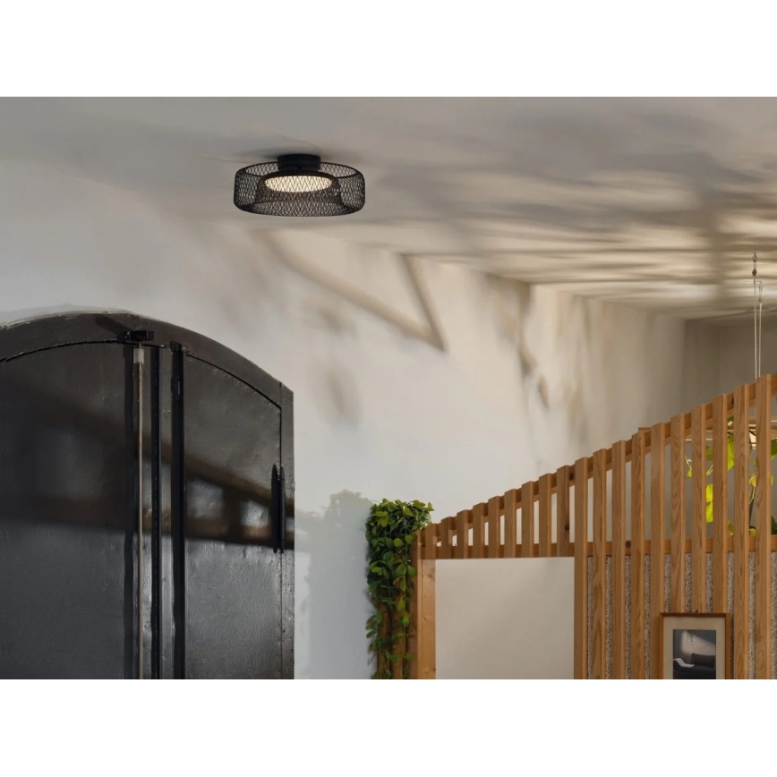 Osram - LED griestu lampa DECOR MESH LED/18,5W/230V Ø 30 cm melna