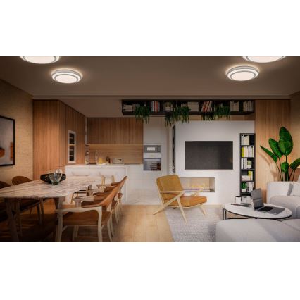 Osram - LED griestu lampa ORBIS BERLIN LED/16W/230V Ø 29,3 cm sudraba