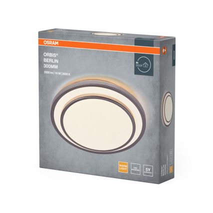 Osram - LED griestu lampa ORBIS BERLIN LED/16W/230V Ø 29,3 cm sudraba