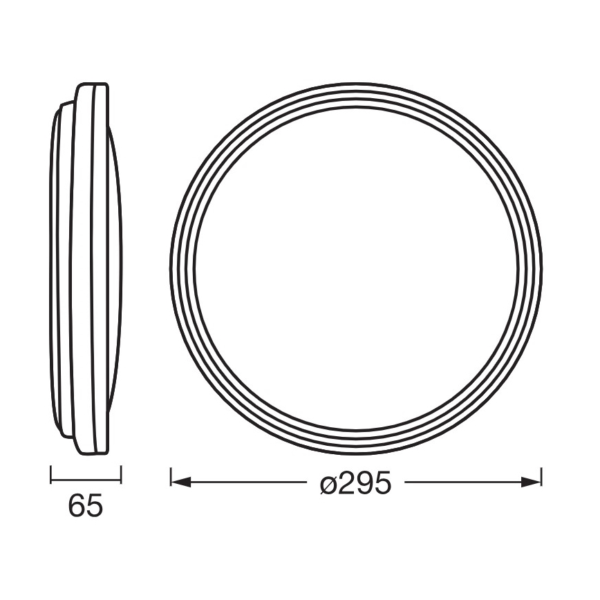 Osram - LED griestu lampa ORBIS HELMAN LED/16W/230V Ø 29,5 cm sudraba