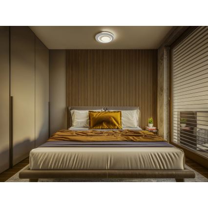 Osram - LED griestu lampa ORBIS SPIRAL LED/27W/230V Ø 40 cm balta