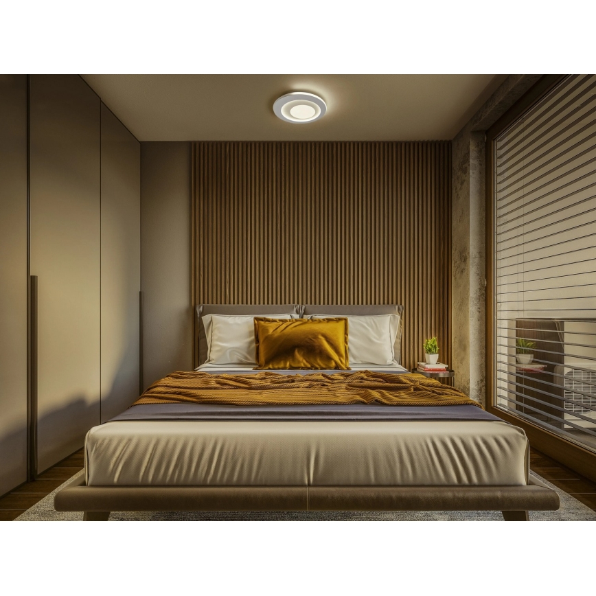 Osram - LED griestu lampa ORBIS SPIRAL LED/27W/230V Ø 40 cm balta