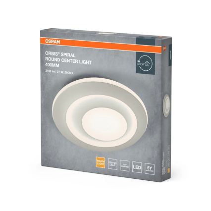 Osram - LED griestu lampa ORBIS SPIRAL LED/27W/230V Ø 40 cm balta