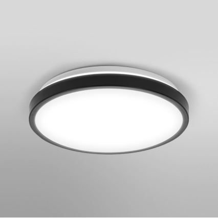 Osram - LED vannas istabas griestu lampa DISC LED/18W/230V 3000/4000K pr. 30 cm IP44 melna