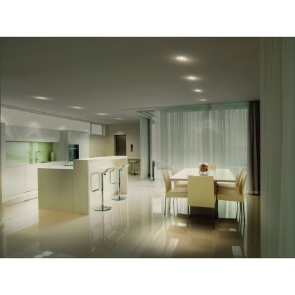 Osram - LED iebūvējamais gaismeklis SPOT 1xGU10/4,3W/230V 2700K CRI 90 matēts hroms