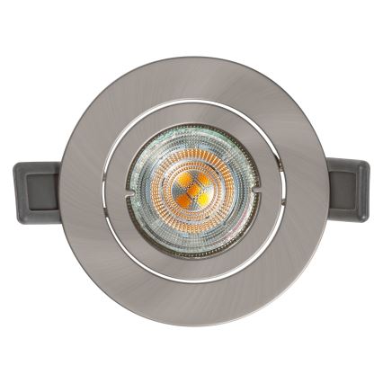 Osram - LED iebūvējamais gaismeklis SPOT 1xGU10/4,3W/230V 2700K CRI 90 matēts hroms